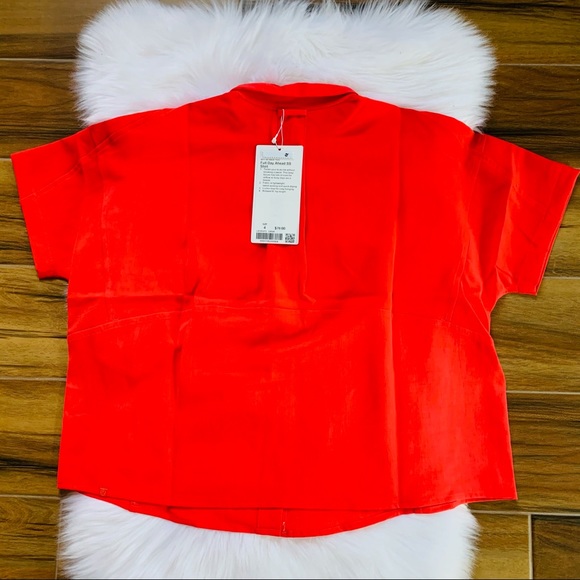 Lululemon full day ahead short sleeve shirt red - Picture 8 of 11